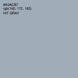 #A0ACB7 - Hit Gray Color Image